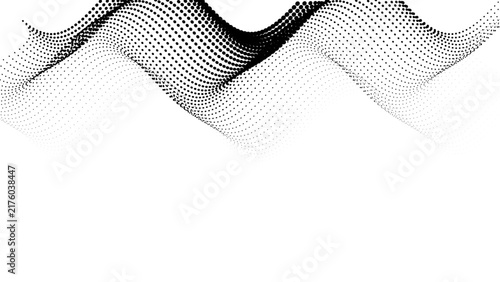 Abstract white halftone pattern background. Dotted tone transition and clean contrast. Trendy vector design for template, digital design and website header.
