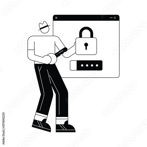 Data Privacy Vector Illustration Eps 10 File