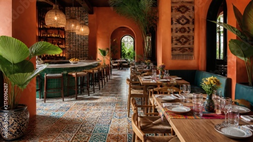 interior of Mexican restaurant