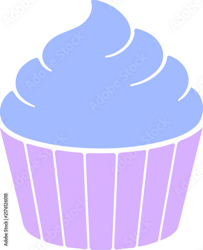 Cupcake Clipart Isolated on Transparent Background