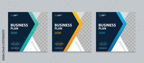 business web banner design template. Suitable for social media post, instagram story post and web marketing ads. vector illustration for editable with Space to add pictures.