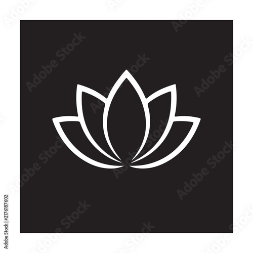 Diwali Lotus Flowers vector silhouette illustration concept design collection