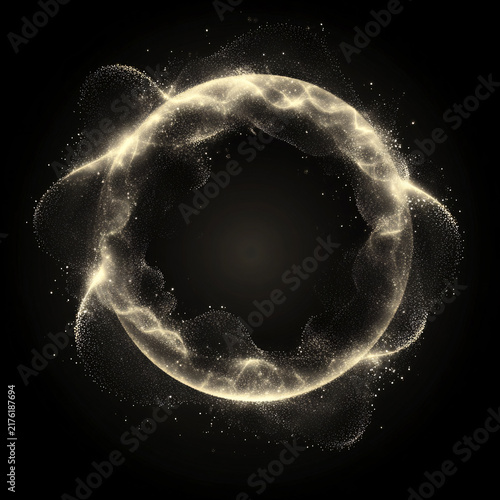 A circle with the glow quot in the dark