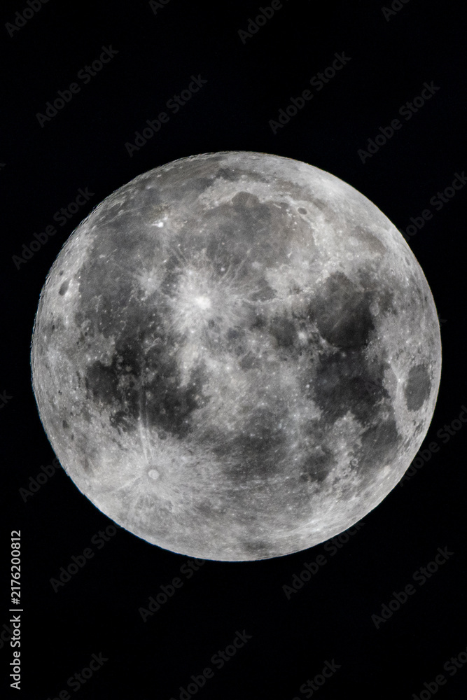 Naklejka premium Full moon