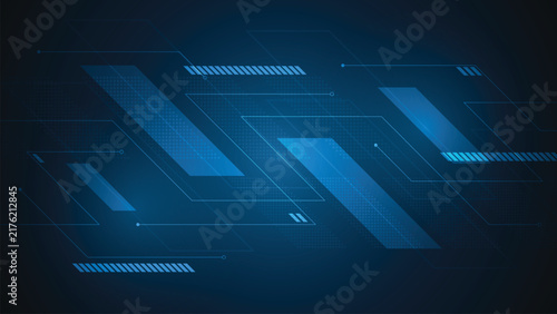 Technological innovations that are constantly evolving are depicted against a dark blue background.