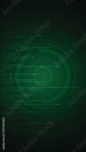 A vast amount of data in the digital system is currently being processed.