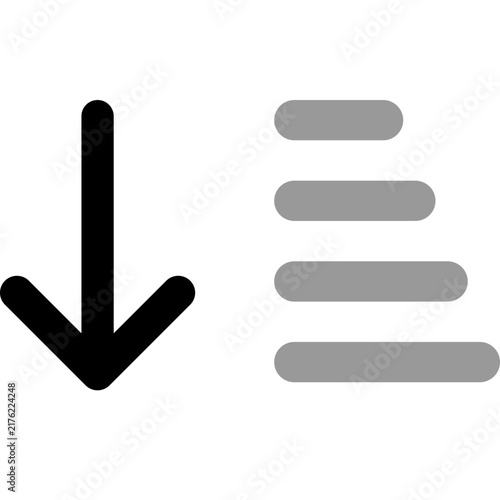 ascending Business and Web Vector Line Icon Set for App, User Interface, and Graphic Design
