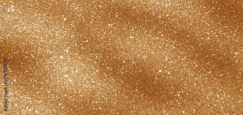 Golden brown bokeh background. New Year, Christmas and all celebration background concept.
