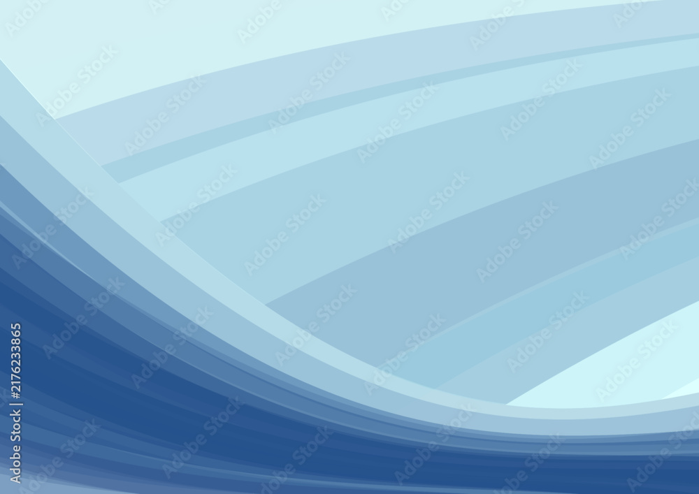 Obraz premium abstract blue wave background