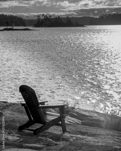 Fotografía A beatiful spot for a coffee and a Georgian Bay Sunrise