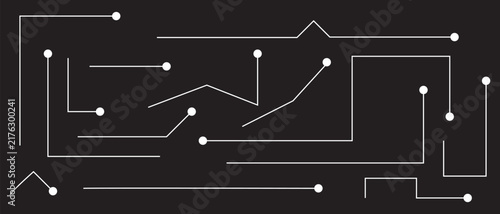 Callouts titles set. Digital callouts . Line callout label set. isolated on black background. Vector illustration. EPS 10 