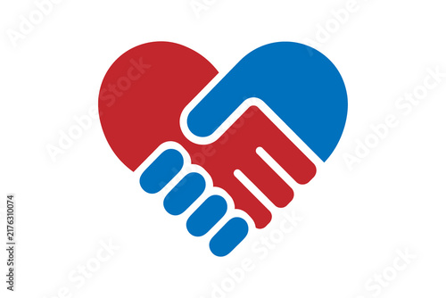 handshake icon vector illustration