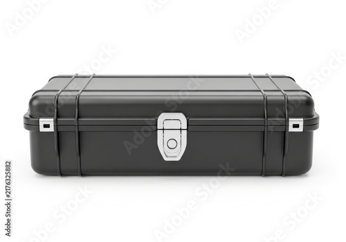 Black hard protective gear case for equipment