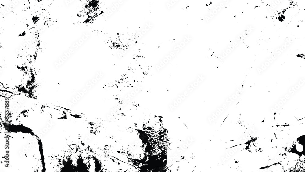 Obraz premium Black and white grunge texture overlay