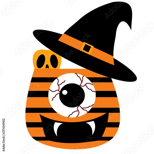 halloween monster witch hat