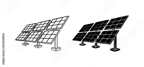 Solar Panel Arrays, Renewable Energy Technology, Clean Power Generation, Eco-Friendly Systems