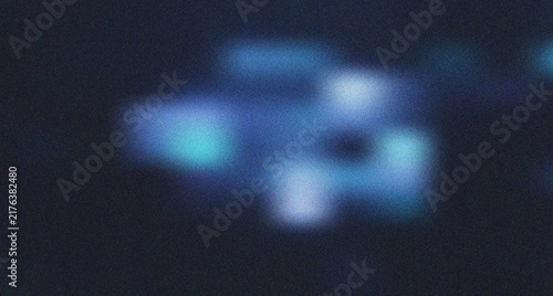 Obraz na płótnie Abstract deep blue and dark gray composition presenting scattered luminous blue