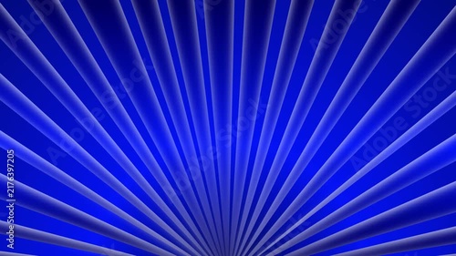 Abstract blue background with bright light rays radiating from the center creating a dynamic sunburst pattern for modern graphic design projects