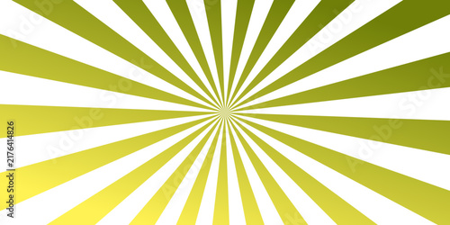 Dynamic yellow and olive starburst background, energetic lines radiating outward like sun rays, abstract vibrant vector graphic for website header, brochure and advertising.