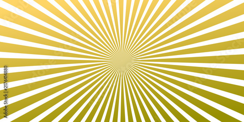 Modern yellow and olive ray burst background, bold spokes streaming from the middle, abstract vibrant vector graphic for book cover, product label and event backdrop.