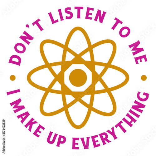 Foto Make up pun quote badge