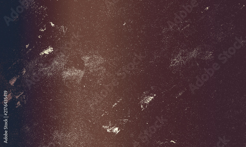 Cuadro en lienzo Dark brown and blue gradient grunge background with distressed texture and vinta