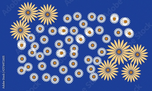 Golden Floral Pattern Vector Background Design
