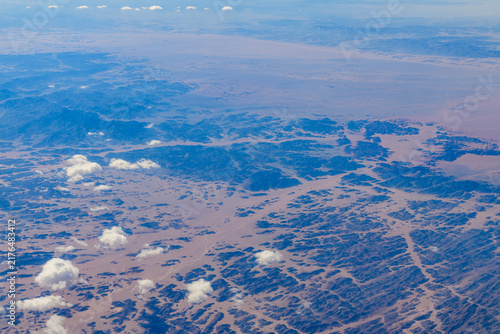 Canvastavla Aerial view of the Sinai desert. Sinai peninsula