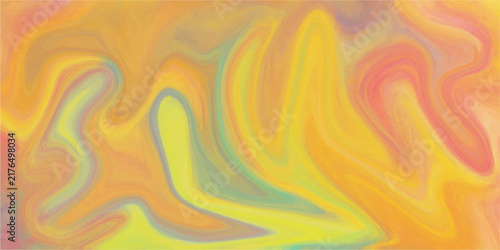 Abstract Liquid Marble Background With Vibrant Orange Yellow Green And Pink Swirls, Flowing Waves, Smooth Organic Texture, Colorful Gradient, Modern Art, Creative Backdrop, Elegant Wallpaper, Dynamic 
