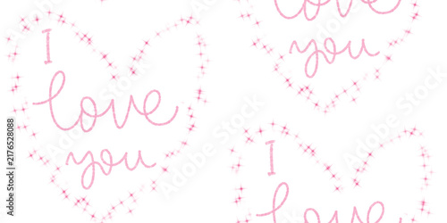 Pink Seamless Pattern | Love |