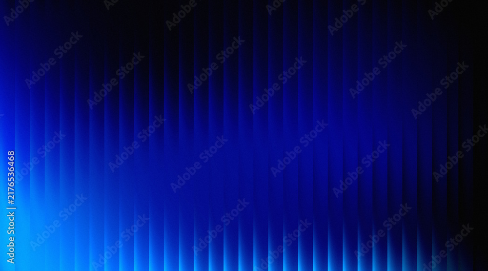 Fototapeta premium Abstract dark blue background with vertical glowing light lines