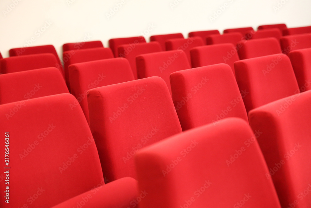 Fototapeta premium red seats