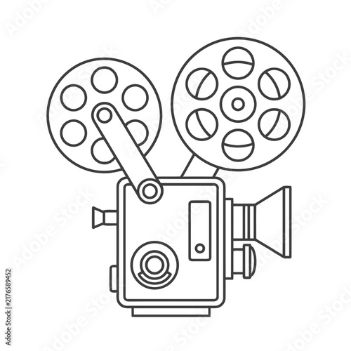 Vintage film camera icon