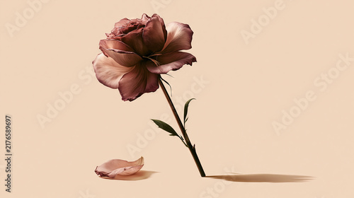 Elegant Single Bloom in Soft Light