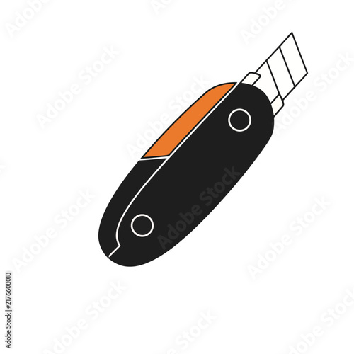 Utility Knife Illustration