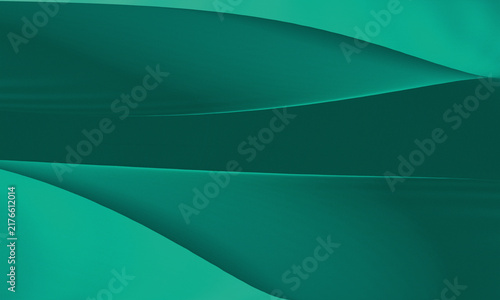 Quadro su tela fresh green abstract background featuring harmonious, organic curves featuring a