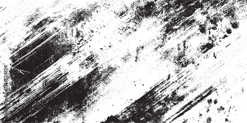  ink brush strokes, abstract grunge paint texture, dry brush lines on white  grunge texture vector illustration