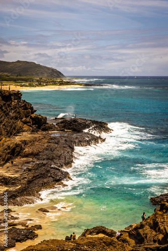 Fotografie Halona Beach Cove and blowhole
