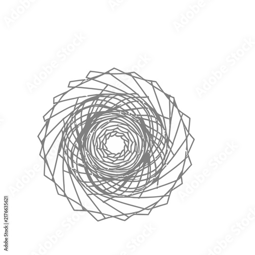 Geometric Spiral Pattern