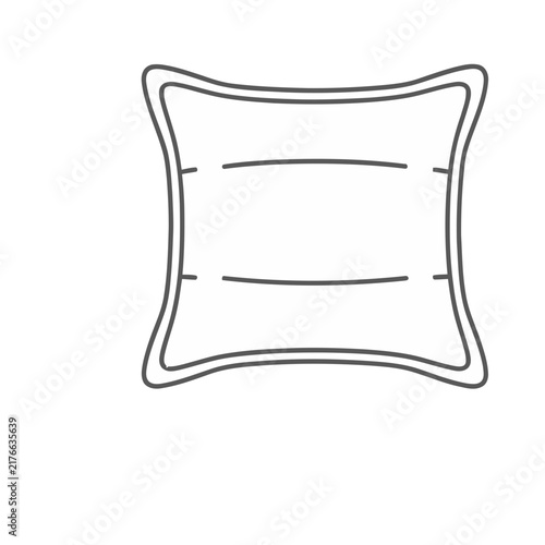 Pillow outline