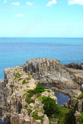 越前加賀海岸国定公園の風景　東尋坊