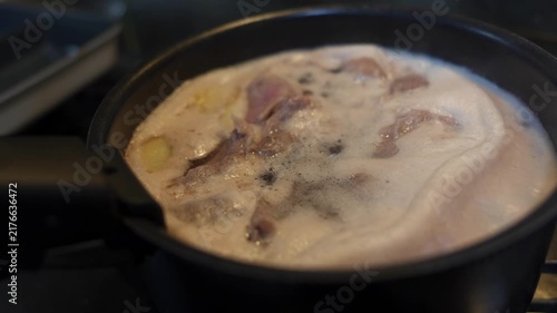 料理の仕込み