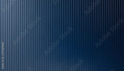 Elegant vertical ribbed architectural wall covering design