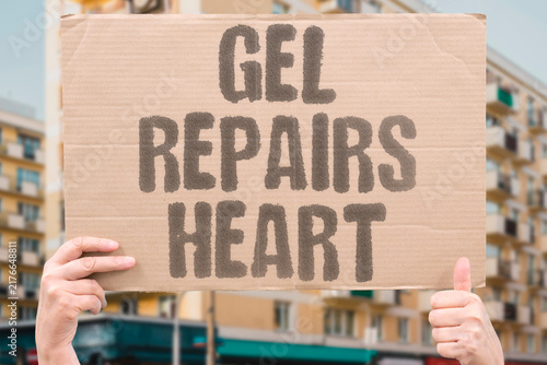 Canvastavla "gel repairs heart" Hydrogel delivers protein for heart repair