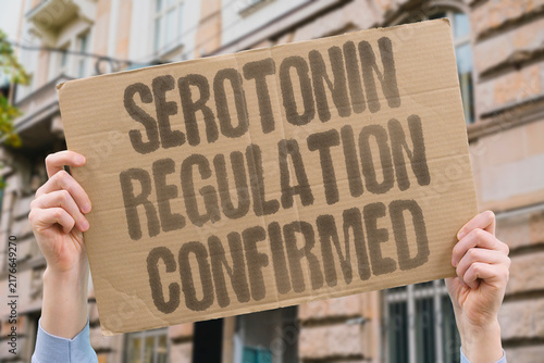 Konstfotografi "serotonin regulation confirmed" serotonin regulation confirmed