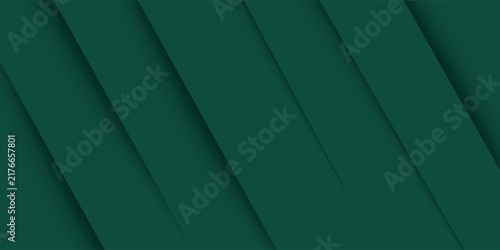 Modern abstract green background with diagonal line. Simple graphic design element. Futuristic concept. Horizontal banner template with space for your text. vector