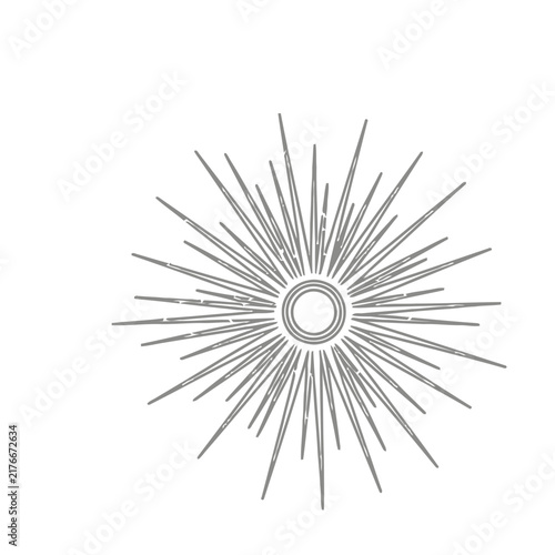 Sunburst graphic element