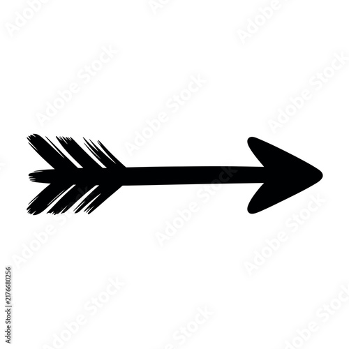 arrow marker isolated png mark hand draw
