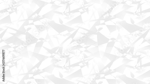 Hand drawn white abstract geometric crystalline pattern digital illustration.