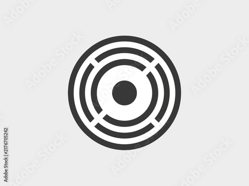 Abstract Concentric Circular Target Symbol Design
